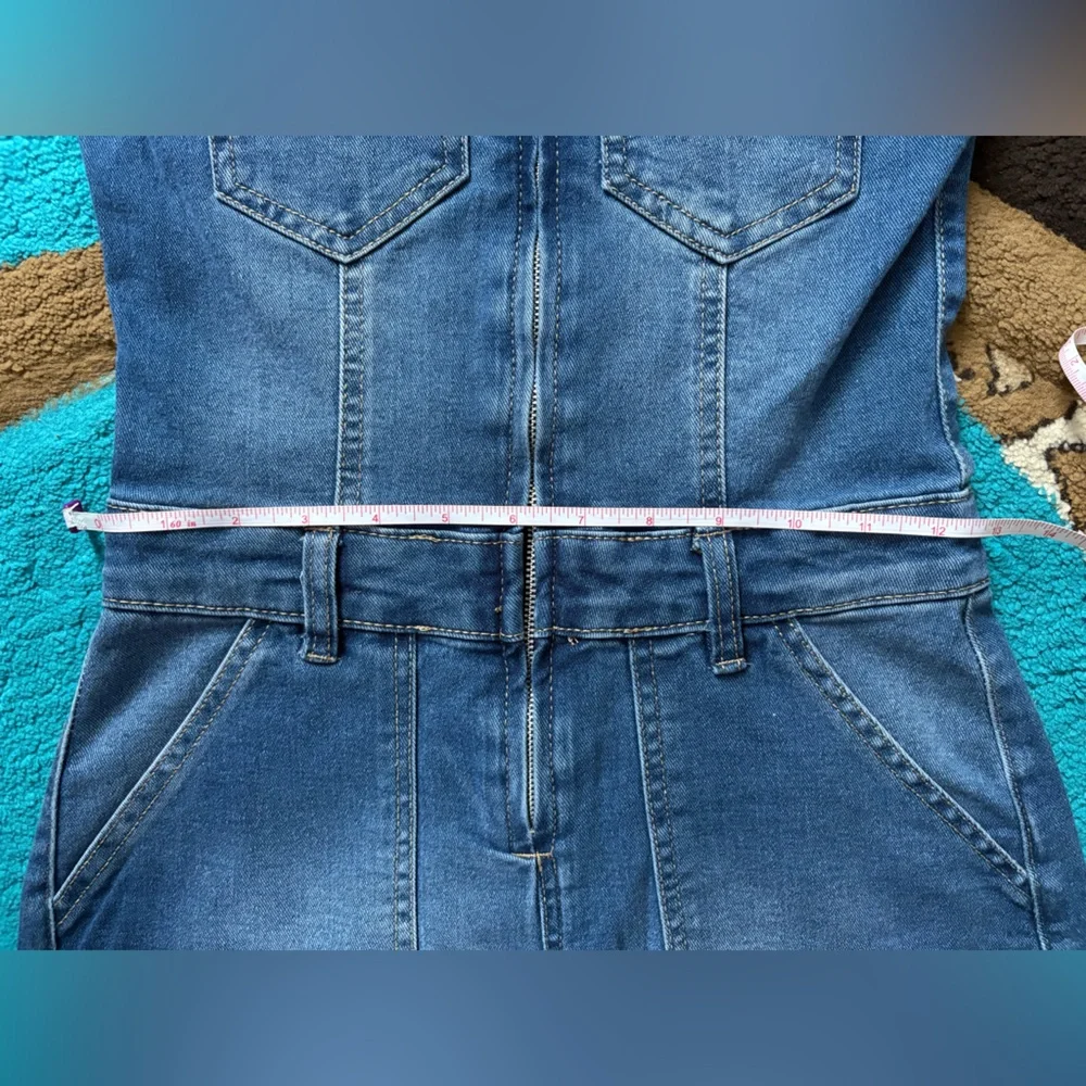 refuge DENIM Romper - Picture 5 of 10